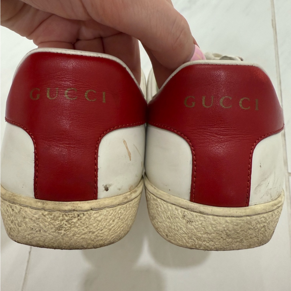 Gucci Wmns Ace GG 'Cherry' - Picture 12 of 13